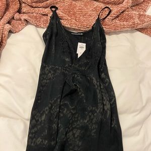 Abercrombie and Fitch. High to low leopard dress